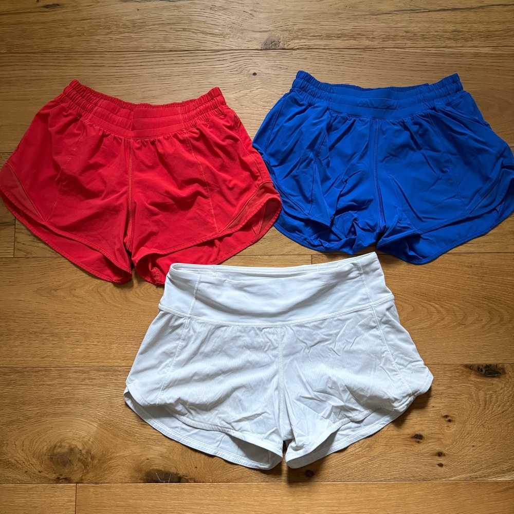 Lululemon Shorts Bundle Hotty Hot